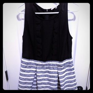 41 Hawthorn stitch fix black and striped dress